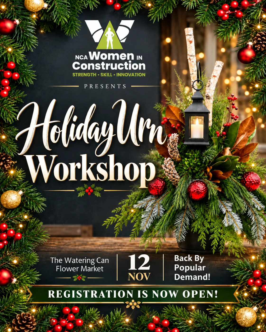 WIC Holiday Urn Workshop