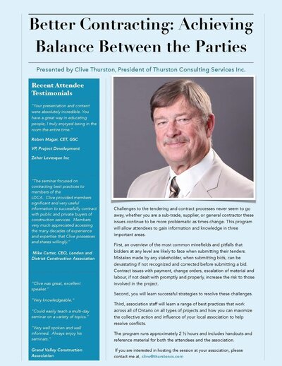 Better Contracting: Achieving Balance Between the Parties