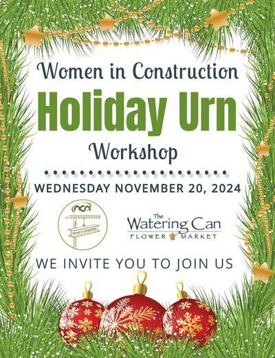 Women in Construction Holiday Urn Workshop Your Urn, Your Way!