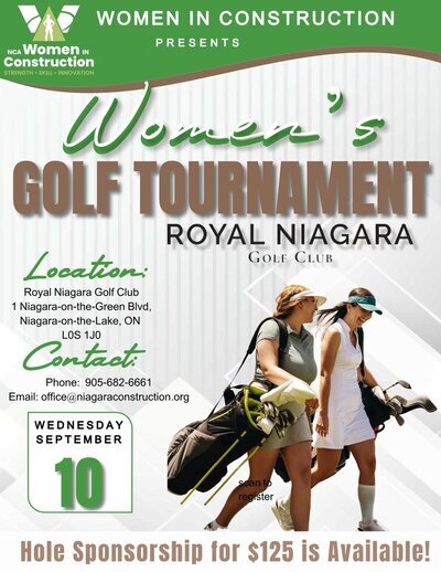 Women in Construction Annual Golf Tournament - September 10, 2025