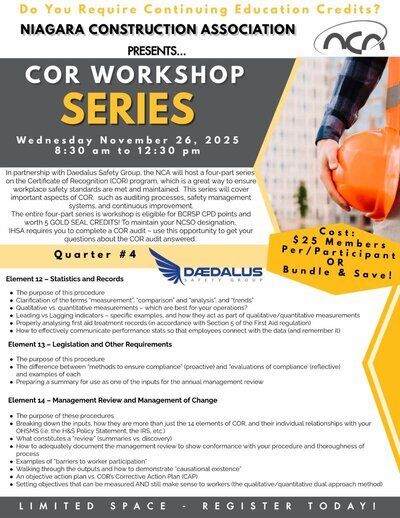 COR Workshop Series – Quarter 4 Session