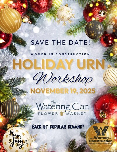 Women in Construction Holiday Urn Workshop - November 19, 2025